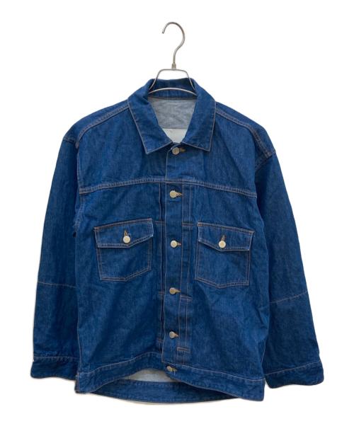 MIDIUMISOLID（ミディウミソリッド）MIDIUMISOLID (ミディウミソリッド) デニムジャケット インディゴ サイズ:FREEの古着・服飾アイテム