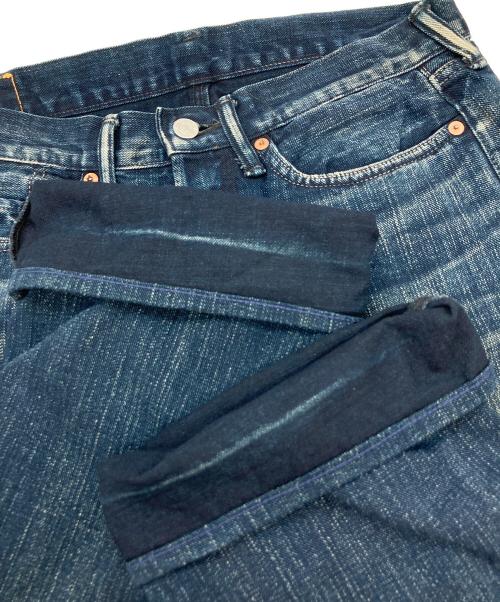 45R（フォーティファイブ・アール）45R (フォーティファイブ・アール) 染めデニムパンツ インディゴ サイズ:26の古着・服飾アイテム