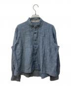 45rpm45アールピーエム）の古着「シャンブレーシャツブラウス」｜インディゴ