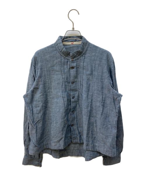 45rpm（45アールピーエム）45rpm (45アールピーエム) シャンブレーシャツブラウス インディゴ サイズ:2の古着・服飾アイテム