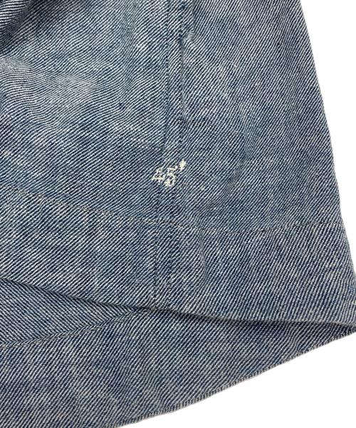 45rpm（45アールピーエム）45rpm (45アールピーエム) シャンブレーシャツブラウス インディゴ サイズ:2の古着・服飾アイテム