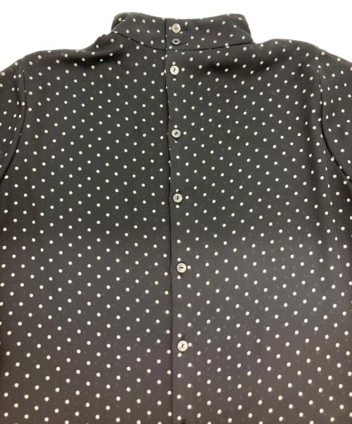 BEARDSLEY（ビアズリー）BEARDSLEY (ビアズリー) ドット柄シャツ ブラック サイズ:FREEの古着・服飾アイテム