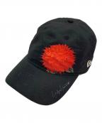New Era×Yohji Yamamoto pour hommeニューエラ×ヨウジヤマモト プールオム）の古着「コラボダリアキャップ」｜ブラック