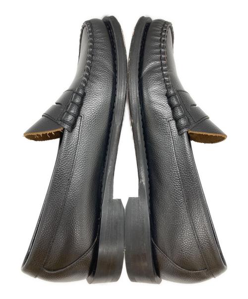 G.H.BASS（ジーエイチバス）G.H.BASS (ジーエイチバス) グレインレザーローファー ブラック サイズ:UK6.5(25cm)の古着・服飾アイテム