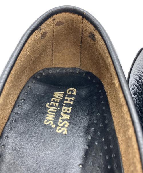 G.H.BASS（ジーエイチバス）G.H.BASS (ジーエイチバス) グレインレザーローファー ブラック サイズ:UK6.5(25cm)の古着・服飾アイテム