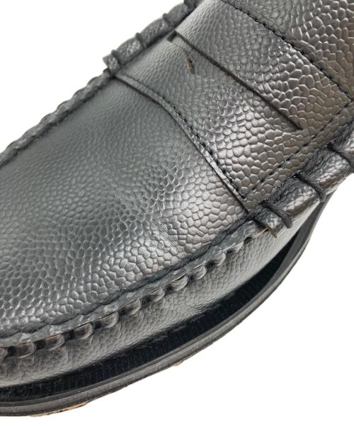 G.H.BASS（ジーエイチバス）G.H.BASS (ジーエイチバス) グレインレザーローファー ブラック サイズ:UK6.5(25cm)の古着・服飾アイテム