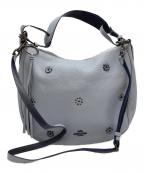 COACHコーチ）の古着「2WAYショルダーバッグ」｜スカイブルー