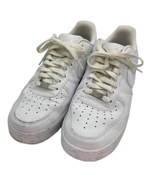 NIKE（ナイキ）NIKE (ナイキ) NIKE AIR FORCE 1 ホワイト サイズ:27.5の古着・服飾アイテム