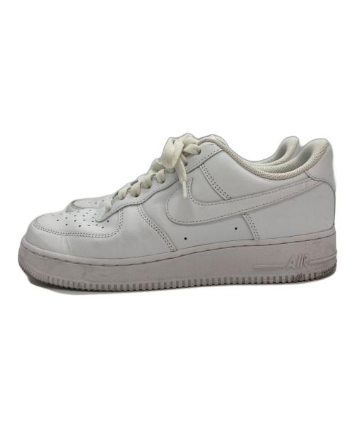 NIKE（ナイキ）NIKE (ナイキ) NIKE AIR FORCE 1 ホワイト サイズ:27.5の古着・服飾アイテム
