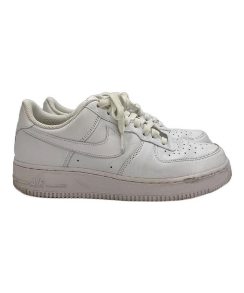 NIKE（ナイキ）NIKE (ナイキ) NIKE AIR FORCE 1 ホワイト サイズ:27.5の古着・服飾アイテム