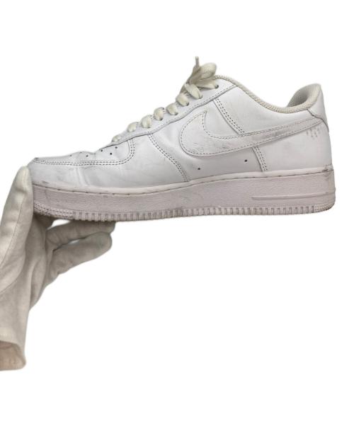 NIKE（ナイキ）NIKE (ナイキ) NIKE AIR FORCE 1 ホワイト サイズ:27.5の古着・服飾アイテム