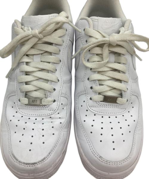 NIKE（ナイキ）NIKE (ナイキ) NIKE AIR FORCE 1 ホワイト サイズ:27.5の古着・服飾アイテム