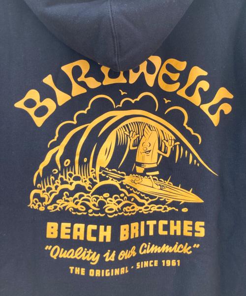 BIRDWELL（バードウェル）BIRDWELL (バードウェル) プリントパーカー ブラック サイズ:Lの古着・服飾アイテム