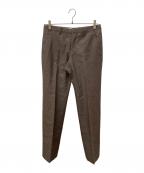 GUCCIグッチ）の古着「千鳥柄スラックス」｜ブラウン