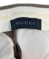 中古・古着 GUCCI (グッチ) 千鳥柄スラックス ブラウン サイズ:46：7000円