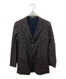 BOTTEGA VENETA（ボッテガベネタ）の古着「ジレドッキングテーラードジャケット」｜ブラウン