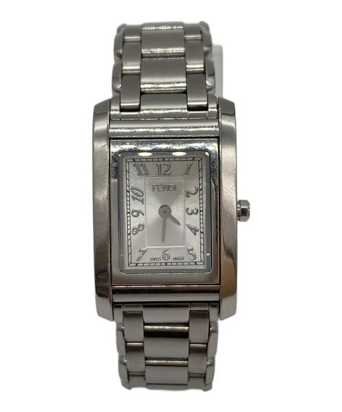 FENDI（フェンディ）FENDI (フェンディ) レクタンギュラー/腕時計 シルバーの古着・服飾アイテム