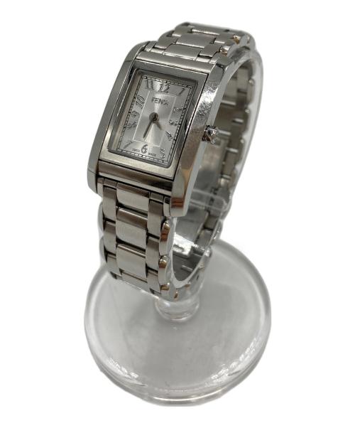 FENDI（フェンディ）FENDI (フェンディ) レクタンギュラー/腕時計 シルバーの古着・服飾アイテム