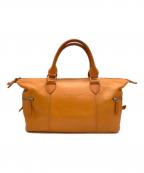 LONGCHAMPロンシャン）の古着「ミニボストンバッグ」｜オレンジ