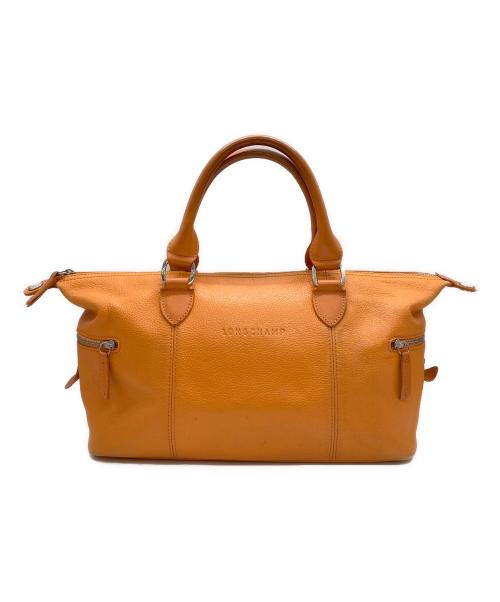LONGCHAMP（ロンシャン）LONGCHAMP (ロンシャン) ミニボストンバッグ オレンジの古着・服飾アイテム