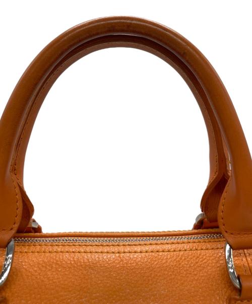 LONGCHAMP（ロンシャン）LONGCHAMP (ロンシャン) ミニボストンバッグ オレンジの古着・服飾アイテム