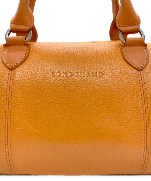 LONGCHAMP（ロンシャン）LONGCHAMP (ロンシャン) ミニボストンバッグ オレンジの古着・服飾アイテム