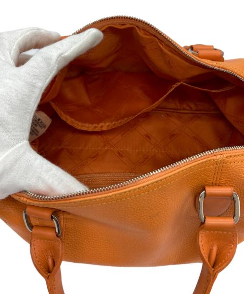 LONGCHAMP（ロンシャン）LONGCHAMP (ロンシャン) ミニボストンバッグ オレンジの古着・服飾アイテム