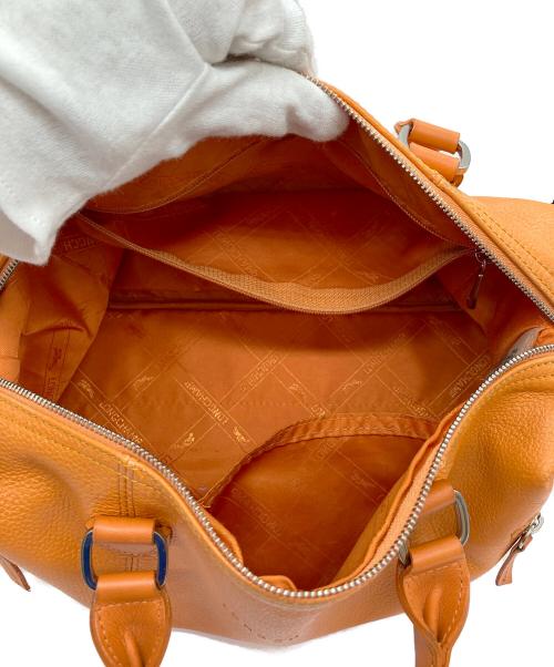 LONGCHAMP（ロンシャン）LONGCHAMP (ロンシャン) ミニボストンバッグ オレンジの古着・服飾アイテム