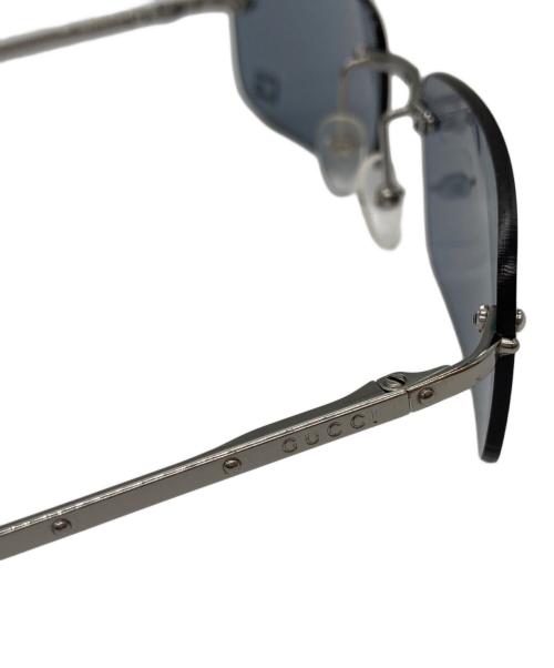 GUCCI（グッチ）GUCCI (グッチ) フレームレスサングラス ブラックの古着・服飾アイテム