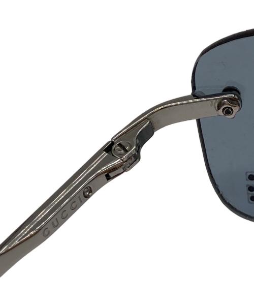 GUCCI（グッチ）GUCCI (グッチ) フレームレスサングラス ブラックの古着・服飾アイテム