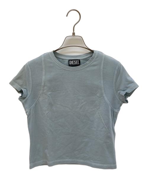 DIESEL（ディーゼル）DIESEL (ディーゼル) 半袖Tシャツ スカイブルー サイズ:Mの古着・服飾アイテム