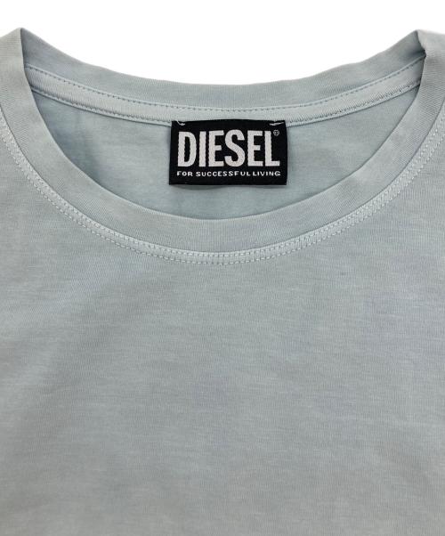 DIESEL（ディーゼル）DIESEL (ディーゼル) 半袖Tシャツ スカイブルー サイズ:Mの古着・服飾アイテム