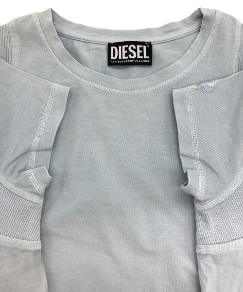 DIESEL（ディーゼル）DIESEL (ディーゼル) 半袖Tシャツ スカイブルー サイズ:Mの古着・服飾アイテム