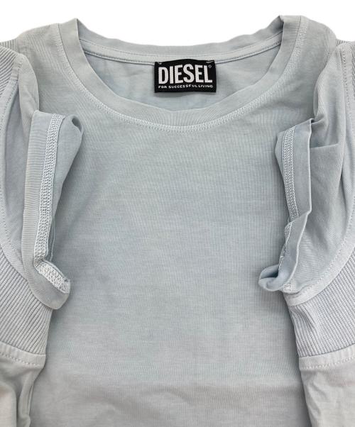 DIESEL（ディーゼル）DIESEL (ディーゼル) 半袖Tシャツ スカイブルー サイズ:Mの古着・服飾アイテム