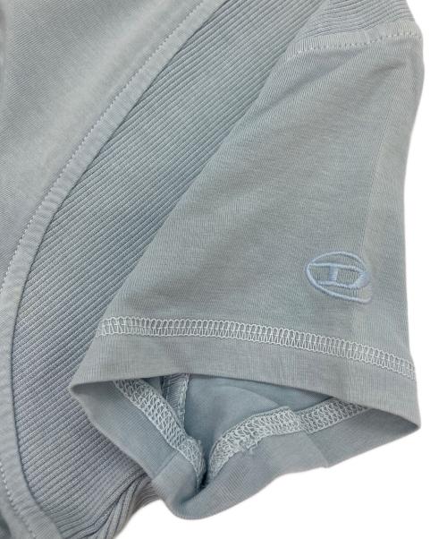 DIESEL（ディーゼル）DIESEL (ディーゼル) 半袖Tシャツ スカイブルー サイズ:Mの古着・服飾アイテム