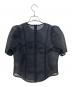 Ameri (アメリ) SHEER CARDBOARD PUFF SHOULDER TOP ブラック サイズ:FREE：4000円