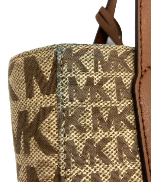 MICHAEL KORS（マイケル・コース）MICHAEL KORS (マイケルコース) 総柄2WAYバッグ ブラウンの古着・服飾アイテム