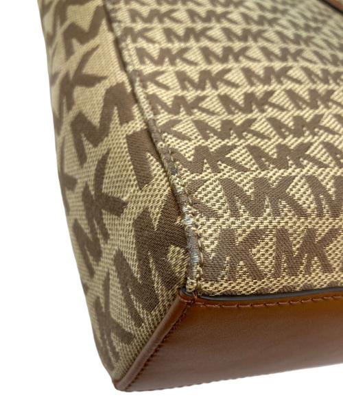 MICHAEL KORS（マイケル・コース）MICHAEL KORS (マイケルコース) 総柄2WAYバッグ ブラウンの古着・服飾アイテム