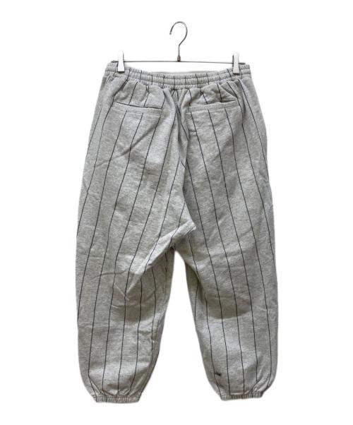 KEBOZ（ケボズ）KEBOZ (ケボズ) シームストライプスウェットパンツ グレー サイズ:Lの古着・服飾アイテム
