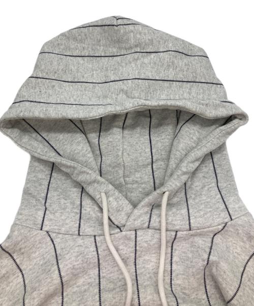 KEBOZ（ケボズ）KEBOZ (ケボズ) シームストライプロゴパーカー グレー サイズ:XLの古着・服飾アイテム