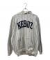 KEBOZ（ケボズ）の古着「シームストライプロゴパーカー」｜グレー