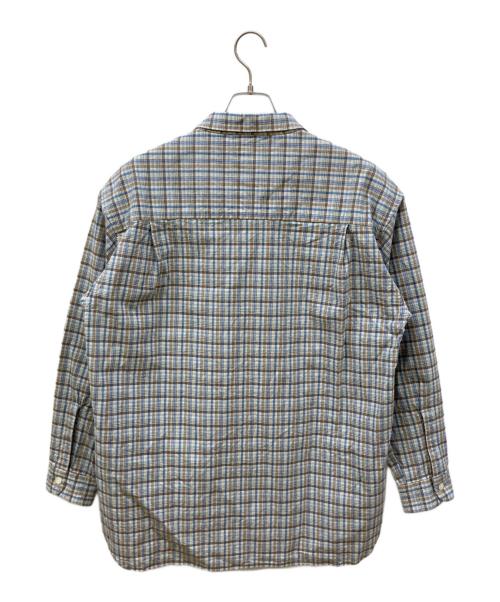nanamica（ナナミカ）nanamica (ナナミカ) Cotton Silk Euro Check Shirt ベージュ サイズ:XS 未使用品の古着・服飾アイテム