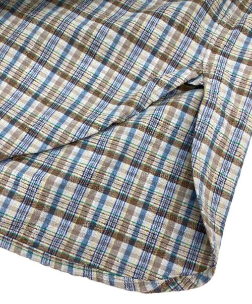 nanamica（ナナミカ）nanamica (ナナミカ) Cotton Silk Euro Check Shirt ベージュ サイズ:XS 未使用品の古着・服飾アイテム