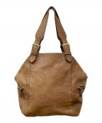 IL BISONTEイル ビゾンテ）の古着「レザーハンドバッグ」｜ブラウン