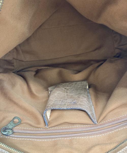 IL BISONTE（イル ビゾンテ）IL BISONTE (イル ビゾンテ) レザーハンドバッグ ブラウンの古着・服飾アイテム