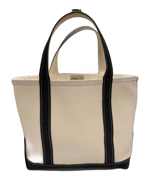 L.L.Bean（エルエルビーン）L.L.Bean (エルエルビーン) ボートアンドトートバッグ アイボリー×ブラックの古着・服飾アイテム