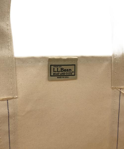 L.L.Bean（エルエルビーン）L.L.Bean (エルエルビーン) ボートアンドトートバッグ アイボリー×ブラックの古着・服飾アイテム