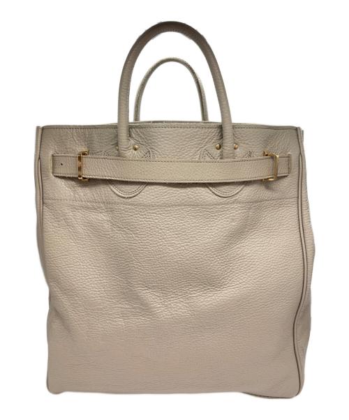 YOUNG & OLSEN The DRYGOODS STORE（ヤングアンドオルセン ザ ドライグッズストア）YOUNG & OLSEN The DRYGOODS STORE (ヤングアンドオルセン ザ ドライグッズストア) レザートートバッグ グレージュの古着・服飾アイテム