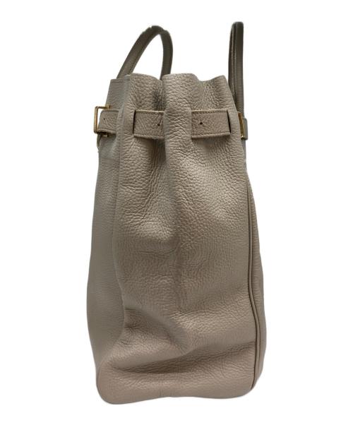 YOUNG & OLSEN The DRYGOODS STORE（ヤングアンドオルセン ザ ドライグッズストア）YOUNG & OLSEN The DRYGOODS STORE (ヤングアンドオルセン ザ ドライグッズストア) レザートートバッグ グレージュの古着・服飾アイテム