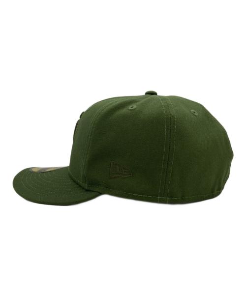 New Era（ニューエラ）New Era (ニューエラ) stussy (ステューシー) ショーンフォントSロゴキャップ カーキ サイズ:57.7㎝の古着・服飾アイテム